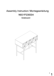 Otto N651P206004 Assembly Instruction Manual