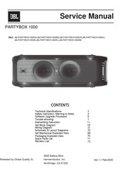 Jbl PARTYBOX 1000 Service Manual