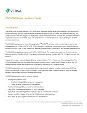 Versa Networks CSG3000 Series Hardware Manual