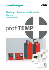 Meusburger PSG profiTEMP+ Start-Up, Service And Operation Manual