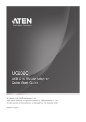 ATEN UC232C Quick Start Manual
