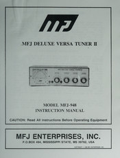 MFJ Enterprises MFJ-948 Instruction Manual