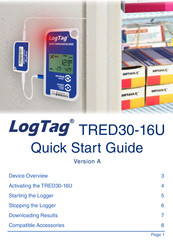 Logtag TRED30-16U Quick Start Manual