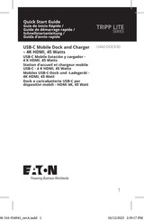Eaton TRIPP LITE U442-DOCK30 Quick Start Manual