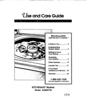 KitchenAid KAWE977B Use And Care Manual