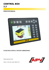 APV 7.7 Operator's Manual