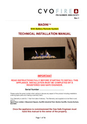 CVO Fire MADINI Technical Installation Manual