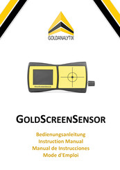 Goldanalytix GOLDSCREENSENSOR Instruction Manual