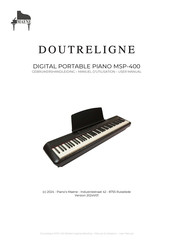 Maene Doutreligne MSP-400 User Manual
