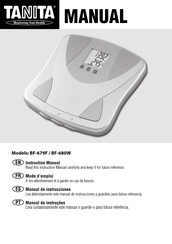 Tanita BF-680W Instruction Manual