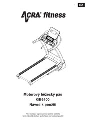 Acra Fitness GB6400 Instructions For Use Manual