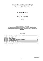 Calorex TTW110AX Technical Manual