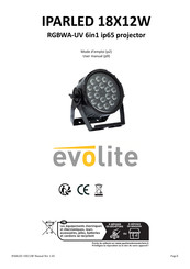 Evolite IPARLED 18X12W User Manual