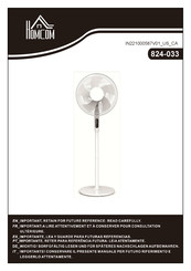 HOMCOM 824-033WT Manual