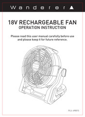 Wanderer 690015 Operation Instruction Manual