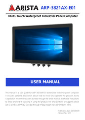 Arista ARP-3821AX-E01 User Manual
