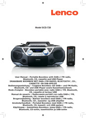 LENCO SCD-720 User Manual