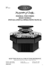 Federal HXISS Installation & Operation Manual