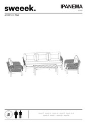 sweeek. IPANEMA4 ACRP311LTBG Manual
