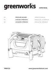 GreenWorks GPW1903A Operator's Manual