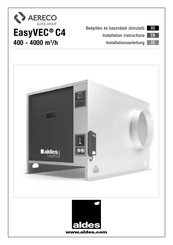 aldes AERECO EasyVEC C4 PRO 400 Installation Instructions Manual