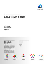 Dewetron DEWE-MDAQ Series Technical Reference Manual