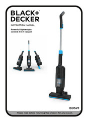 Black & Decker BDSV1 Instruction Manual