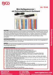 BGS technic BGS 70143 Instruction Manual