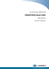 HACH LANGE ORBISPHERE 29991 User Manual