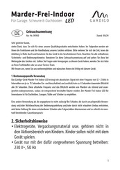 Gardigo 90160 Instruction Manual