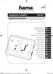 Hama HA202 Operating Instructions Manual