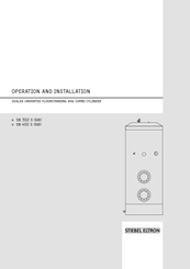 STIEBEL ELTRON 228938 Operation & Installation