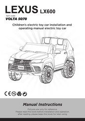 VOLTA Lexus LX600 Manual Instruction