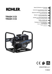 Kohler TRASH 4 C5 Instruction And Maintenance Manual