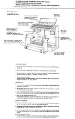 Yamaha ELECTONE HX Series Assembling Instruction Manual