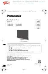 Panasonic TV-55Z95AEG Operating Instructions Manual