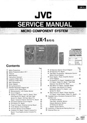 Jvc UX-1 Service Manual