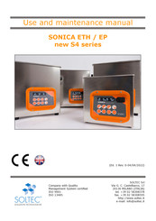 Soltec SONICA 4300 ETH S4 Use And Maintenance Manual