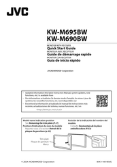 JVC KW-M695BW Quick Start Manual