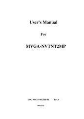 PROLiNK Pixelview MVGA-NVTNT2MP User Manual