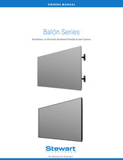 Stewart Filmscreen Balon Series Owner's Manual