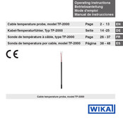 WIKA TF-2000 Operating Instructions Manual