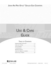 Jenn-Air PRO-STYLE JGCP636ADP12 Use & Care Manual