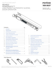 Assa Abloy PEMKO PEMKOMATIC Instruction Sheet