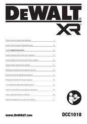DeWalt XR DCC1018 Original Instructions Manual