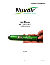 Nuvair 9456 User Manual