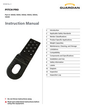 Guardian PITCH PRO 10540 Instruction Manual