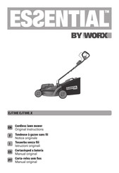 Worx ESSENTIAL EJ730E.X Original Instructions Manual