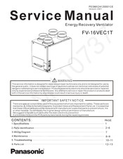 Panasonic FV-16VEC1T Service Manual