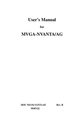 PROLiNK Pixelview MVGA-NVANTA User Manual